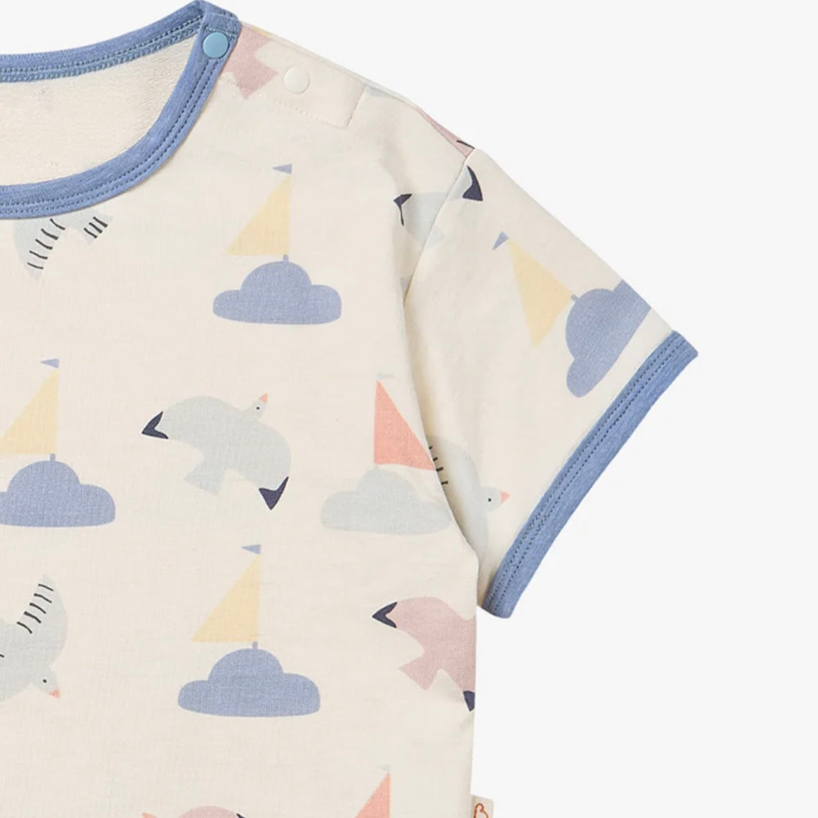 PETITE REVERY-French Terry Short Sleeve Tee-Summer Sailing