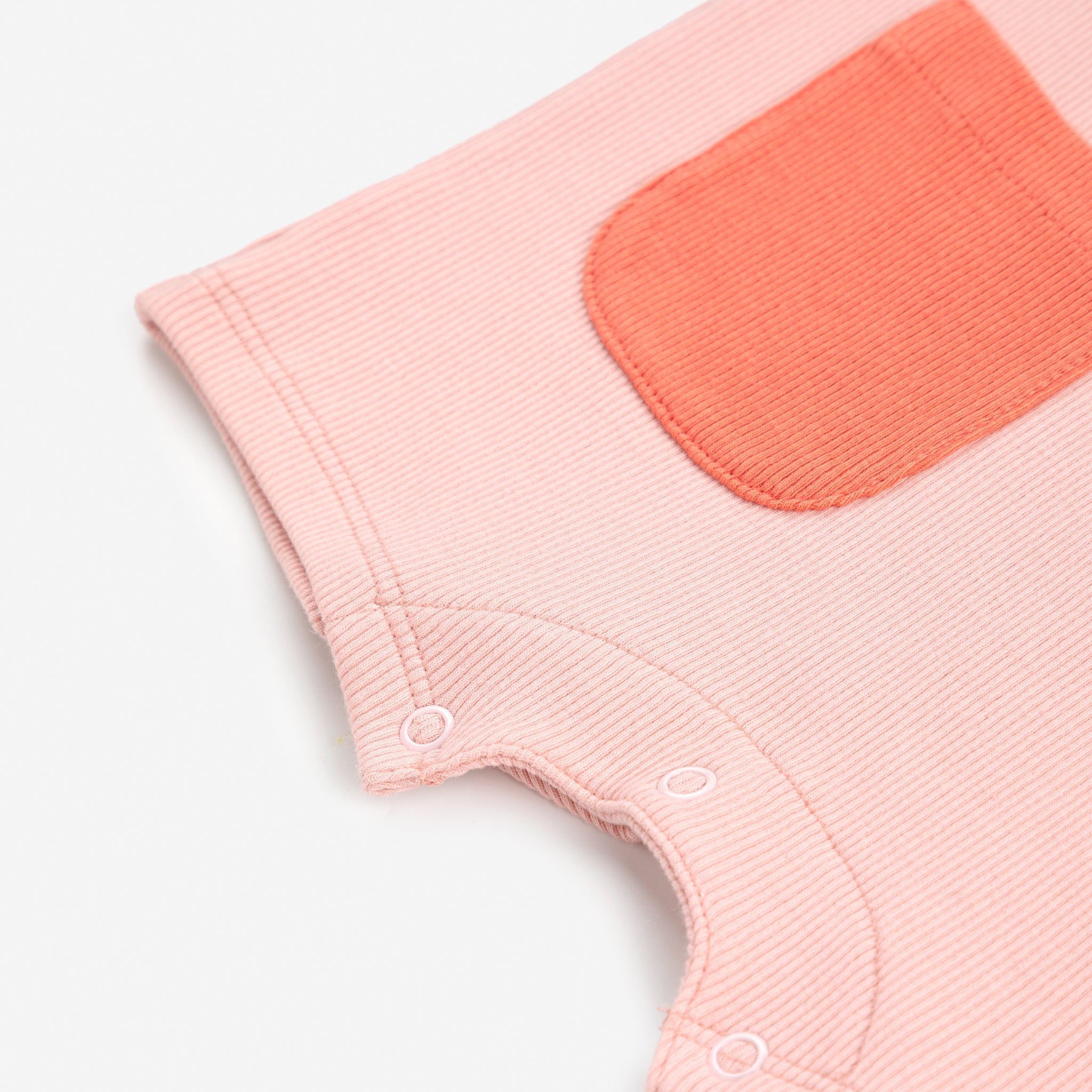 Bobo Choses-Baby Girls Smiling Pink Playsuit