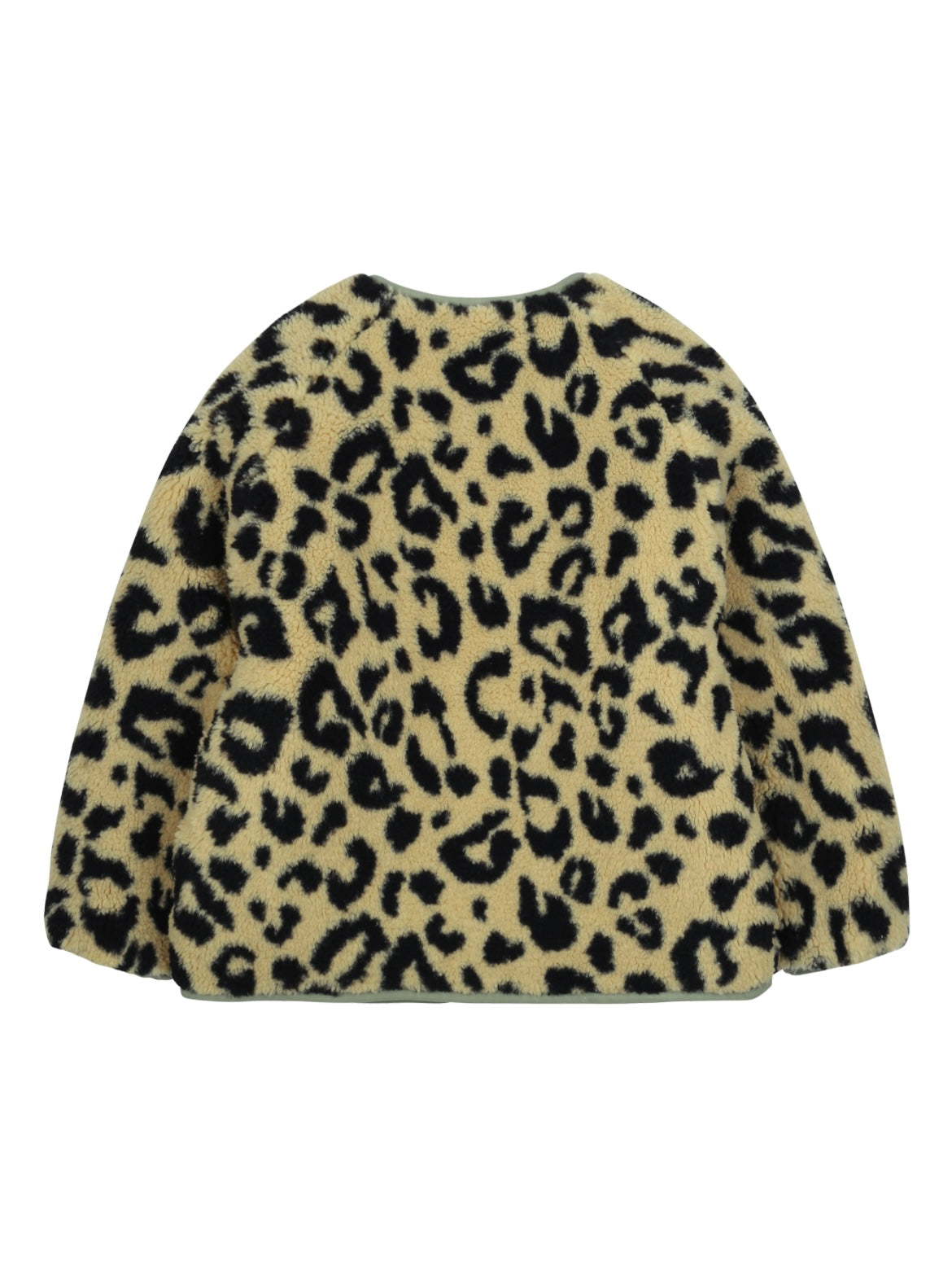 Leopard Reversible Jacket-Khaki