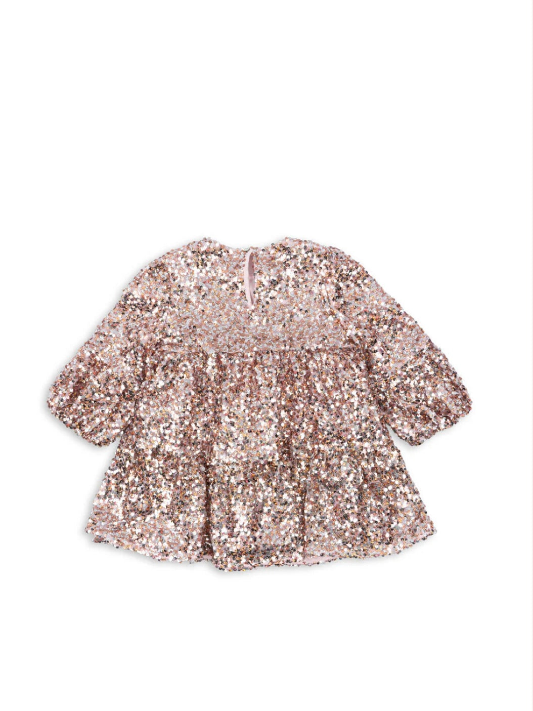 LILA SEQUINS DRESS GREY/ROSA