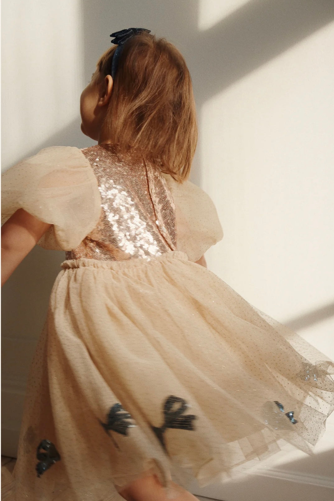 MEI DRESS SMOKE GRAY