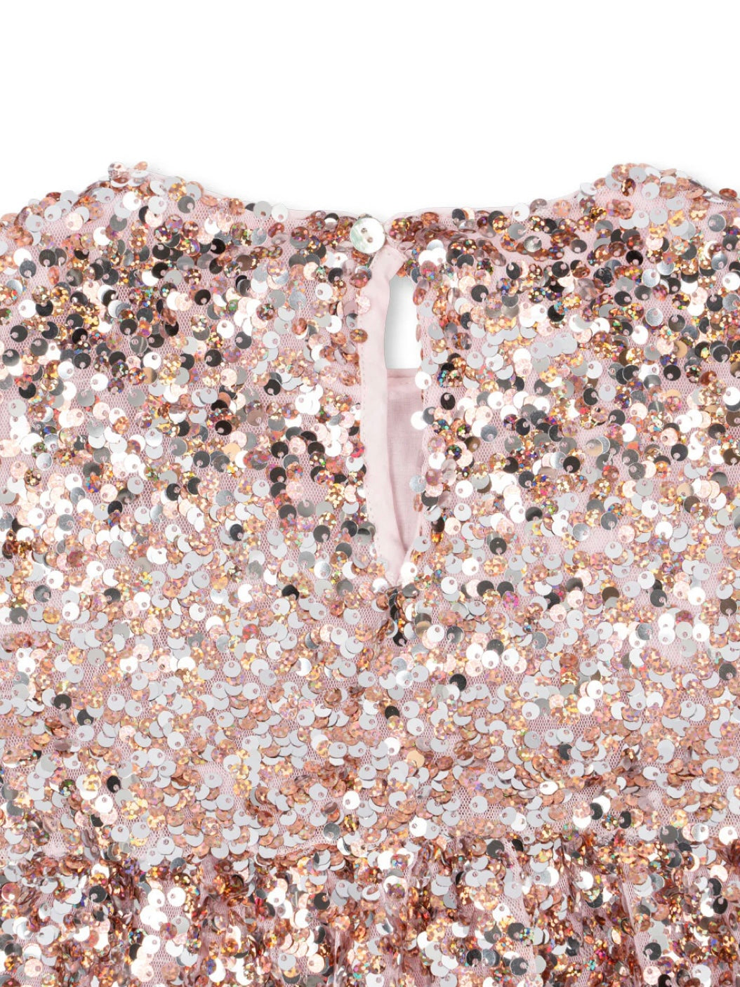 LILA SEQUINS DRESS GREY/ROSA