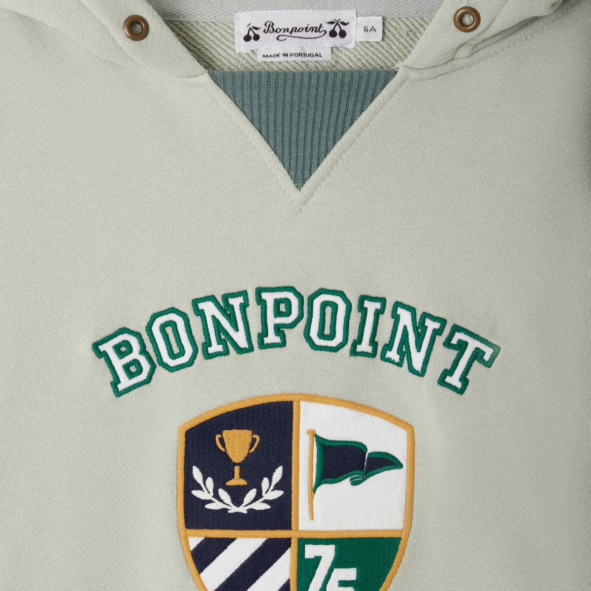 Bonpoint-Felix embroidered sweatshirt with hood