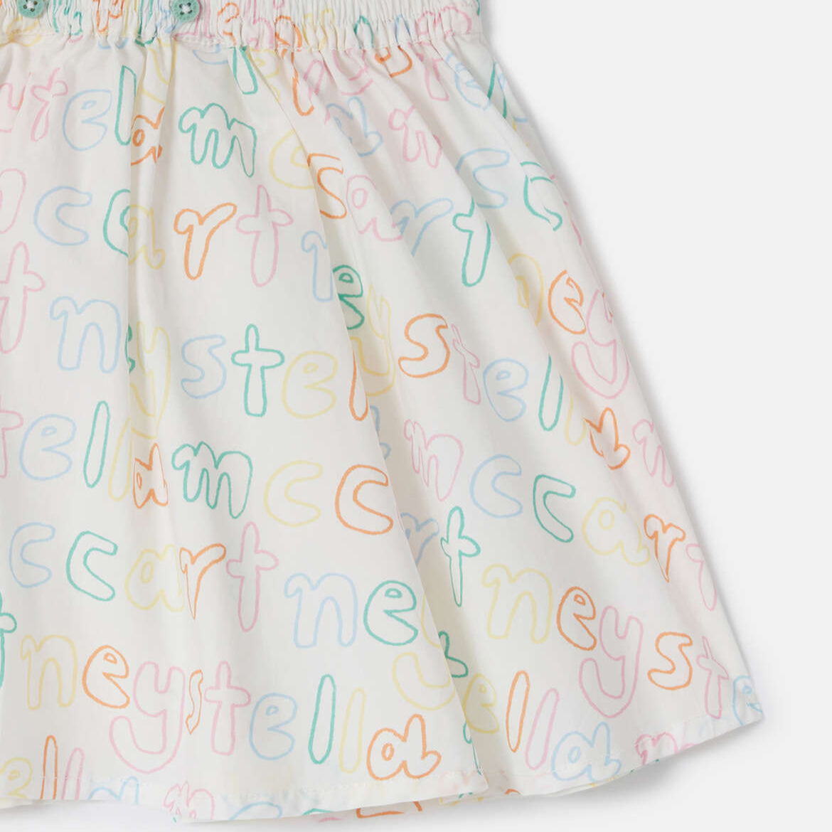 Stella Mccartney Kids-Brand Print Dress and Bloomers Set
