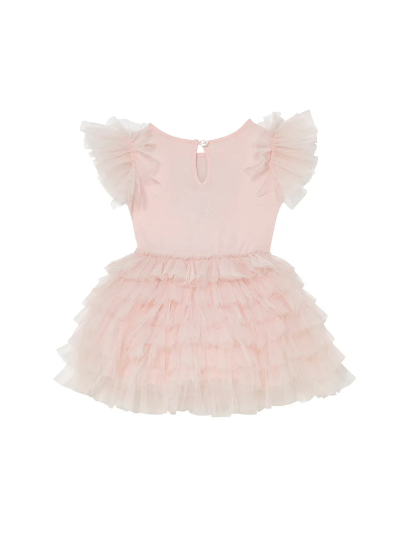 BEBE KALEIDOSCOPE EYES TUTU DRESS-PEARL