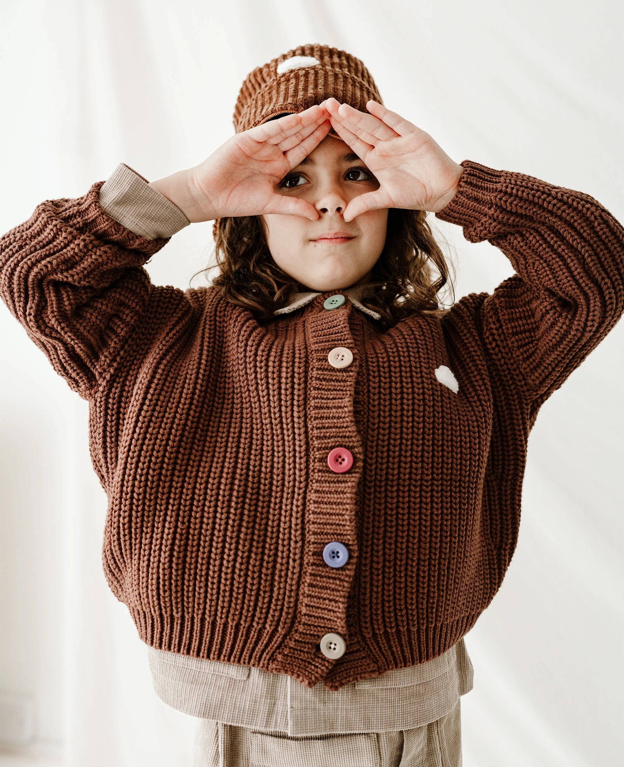 Knit Cardigan - Cocoa
