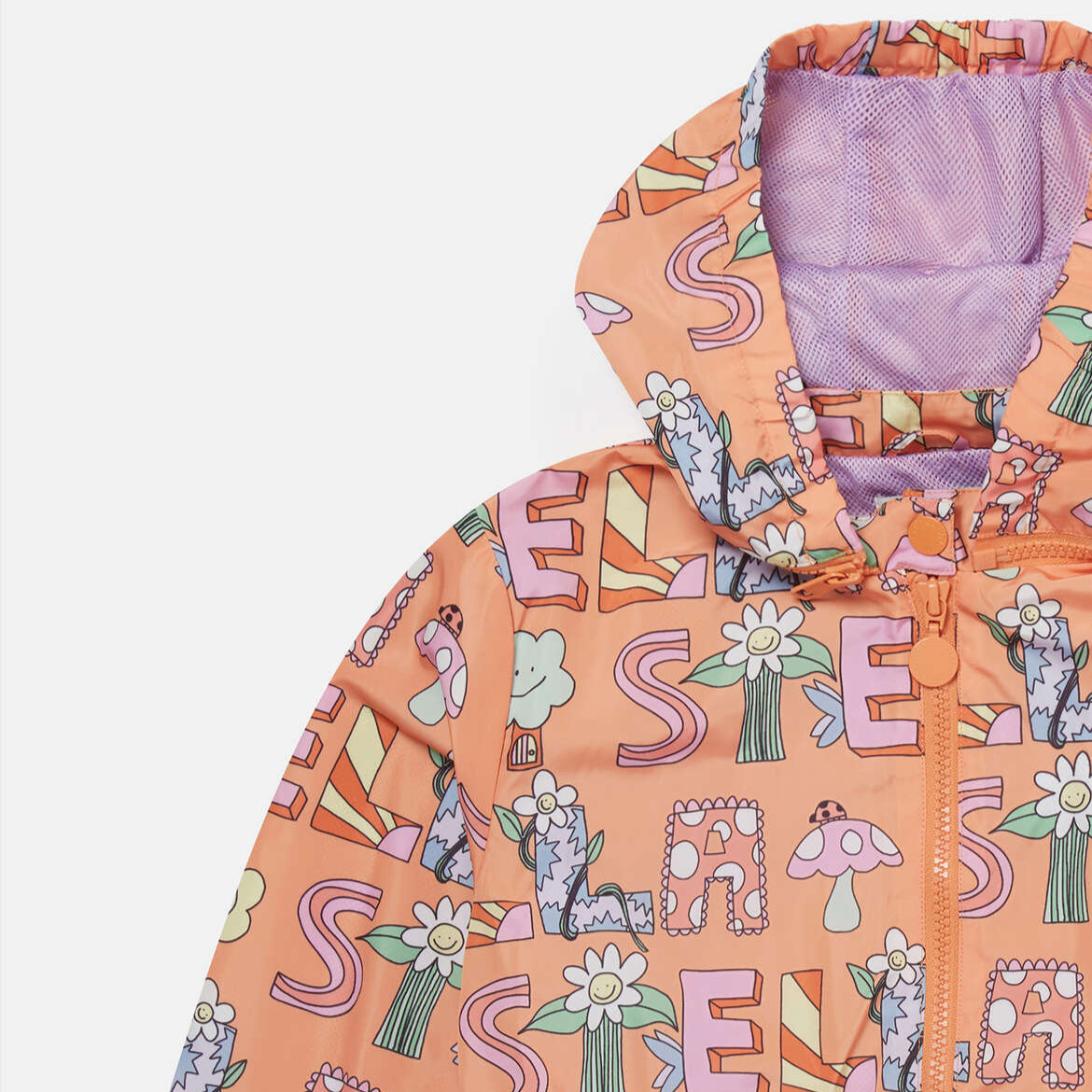 Stella Mccartney Kids-GIRL FAIRY STELLA LETTERING JACKET
