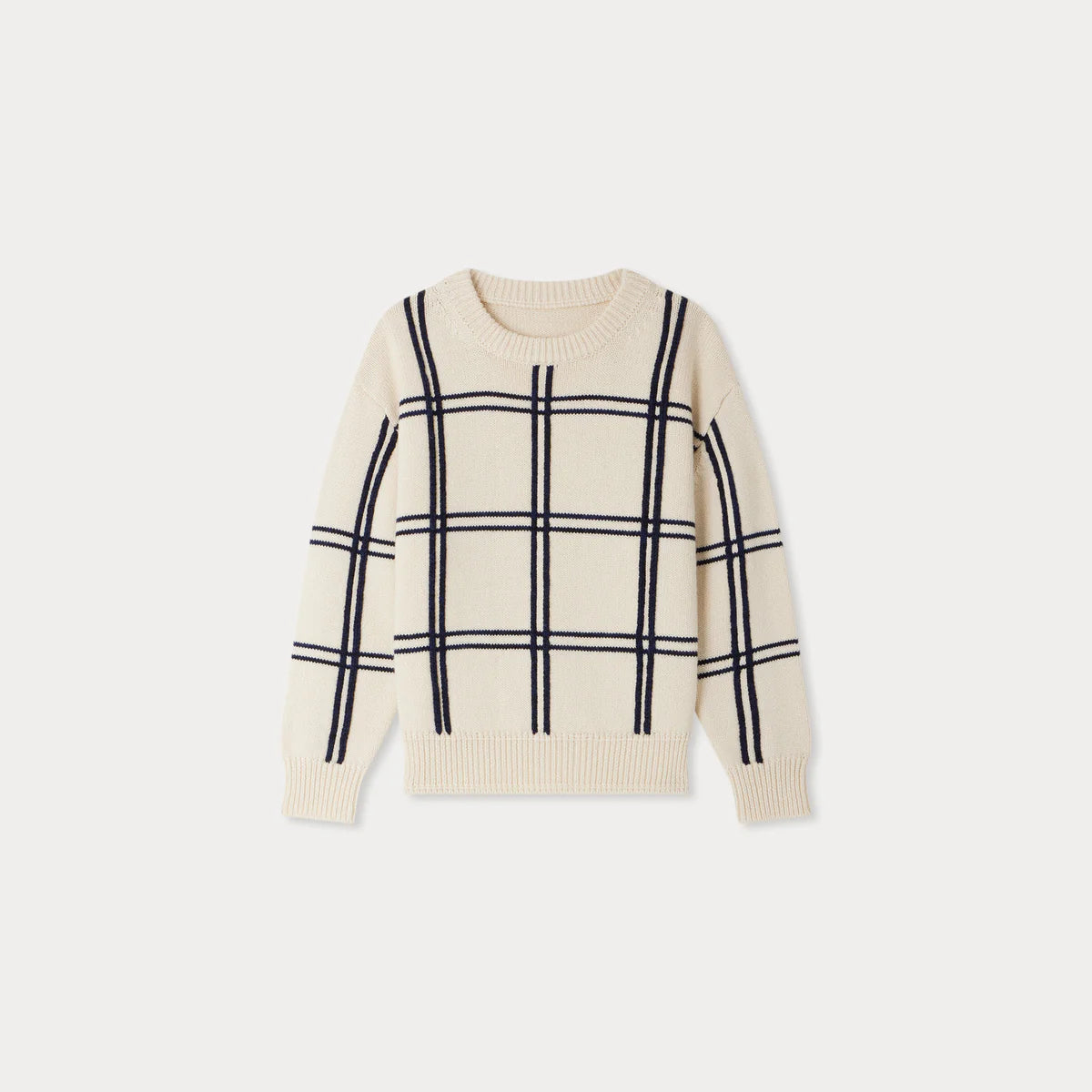 Bonpoint-Erwin embroidered sweater with stripes