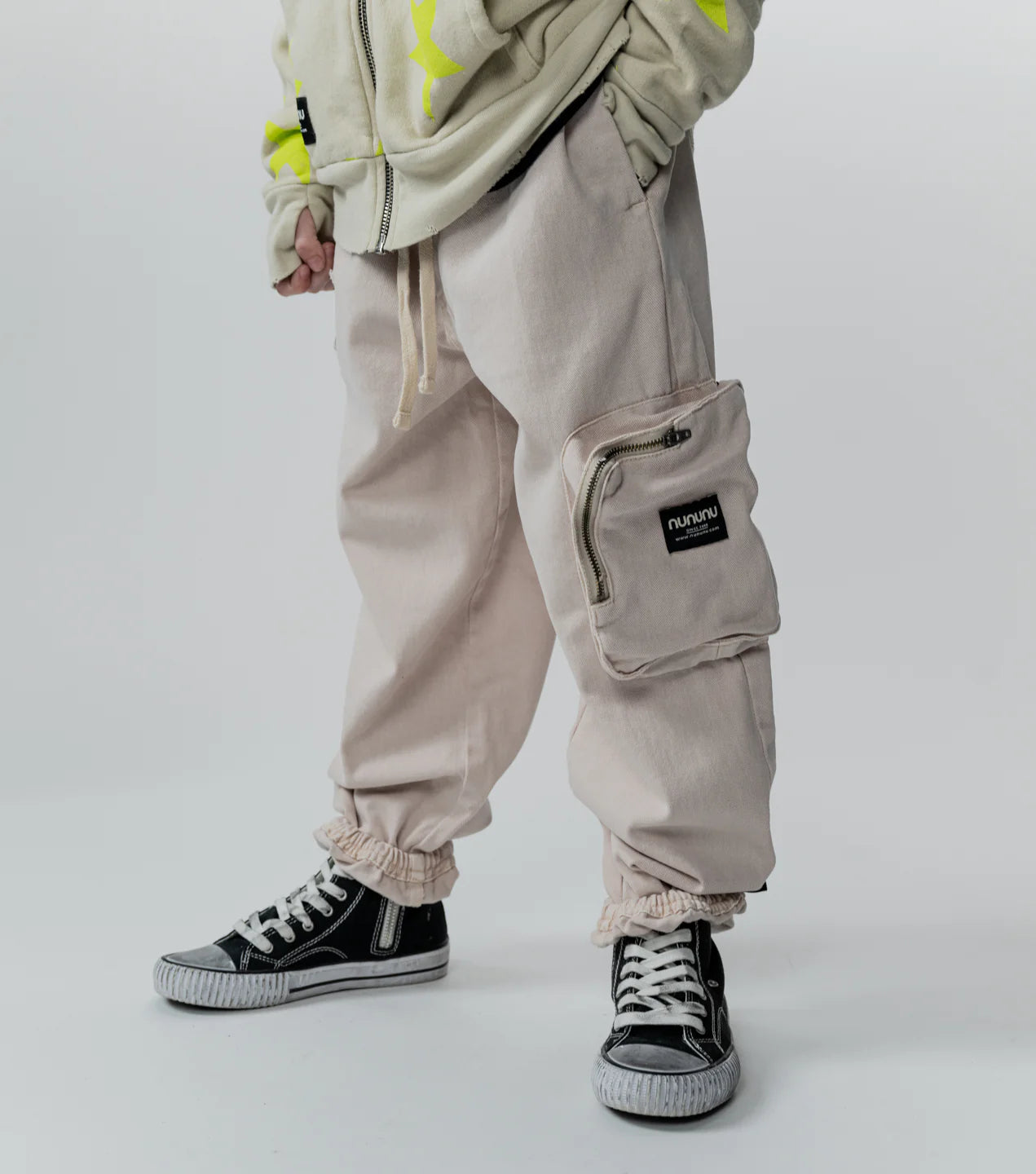 SMILE CARGO PANTS SMOKEY NATURAL