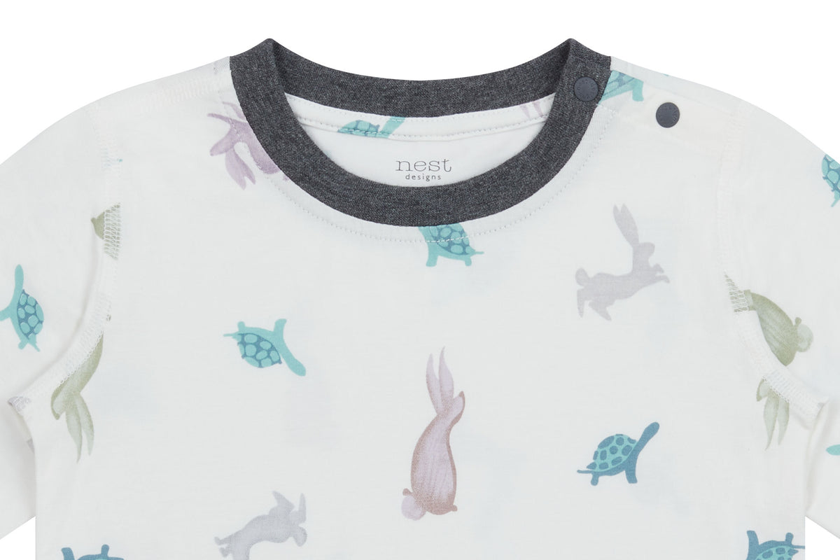 Bamboo Two-Piece Long Sleeve PJ Set - The Tortoise & The Hare