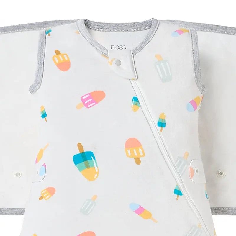 Nest Designs-Startle Stop Sleep Bag 0.5 TOG-Summer Pops