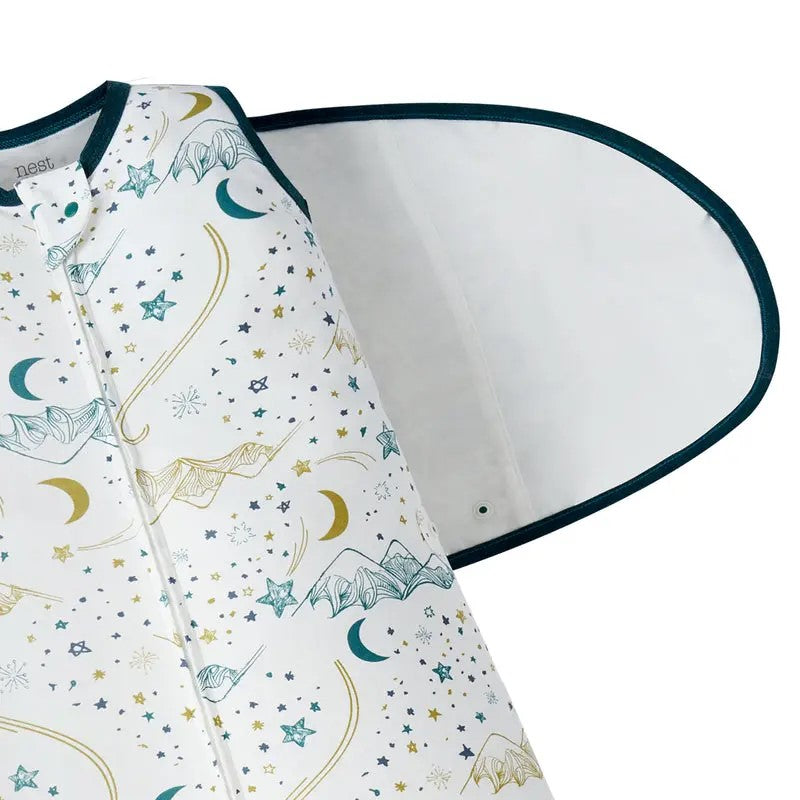 Nest Designs-Swaddle Sleep Bag 0.25 TOG-Stars White