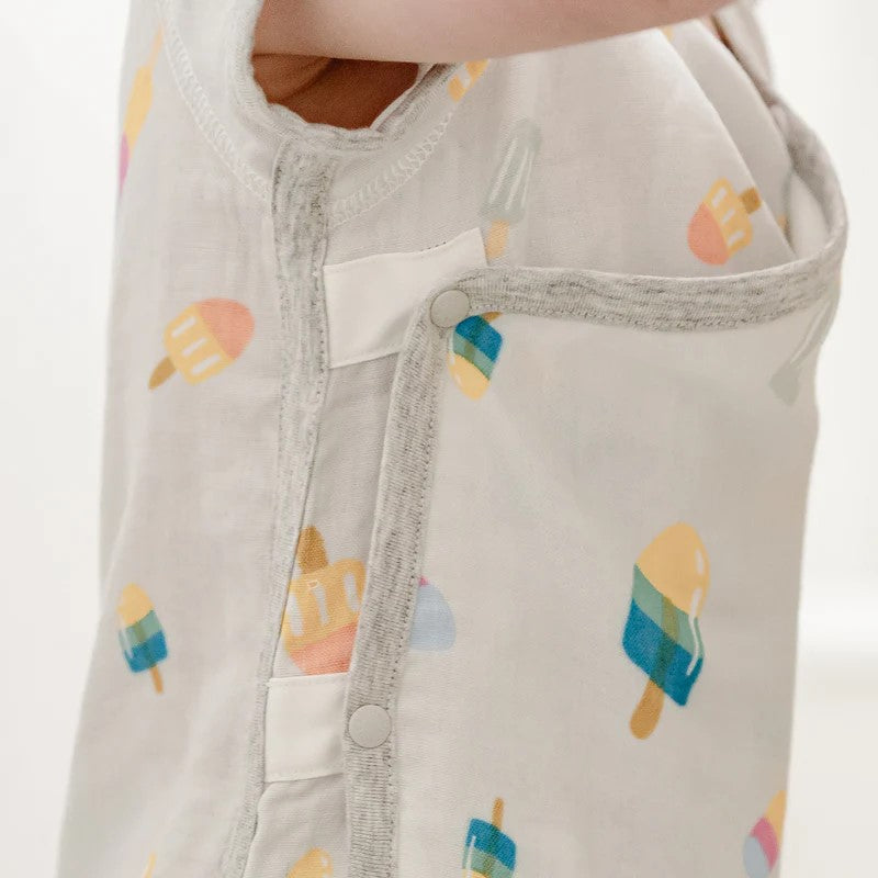 Nest Designs-Short Sleeve Kimono Onesie - Summer Pops