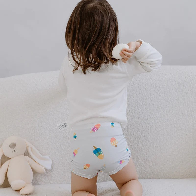 Nest Designs-Girls Boy Short Underwear (Bamboo, 2 Pack) - Sweet Treats