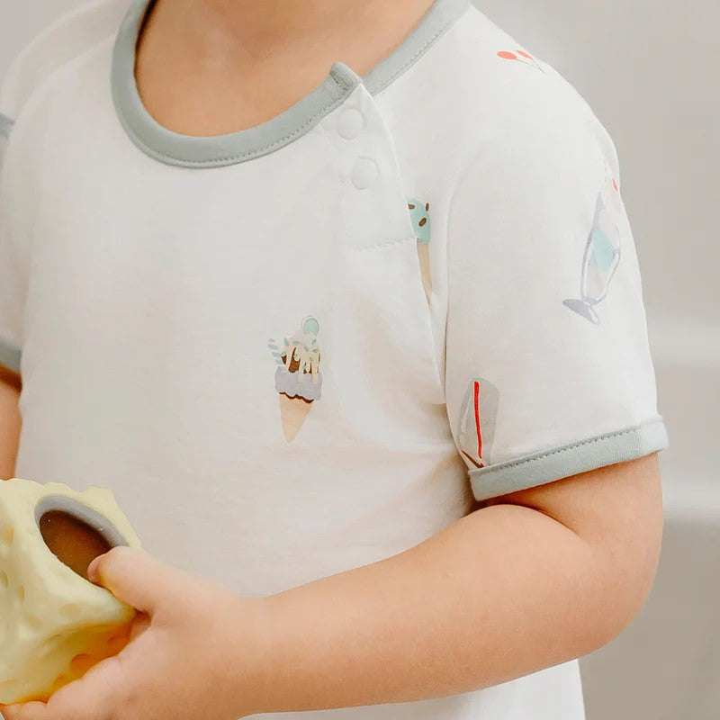 Nest Designs-Short Sleeve Play Set - Ice Cream Summer