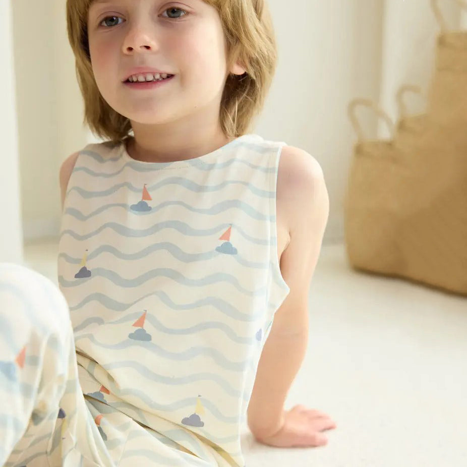 PETITE REVERY-Quick Dry Cooling Cotton Tank Top-Sea La Vie