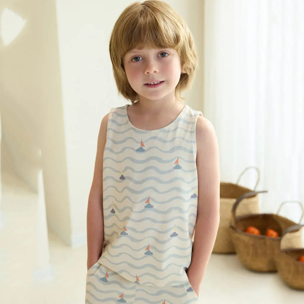 PETITE REVERY-Quick Dry Cooling Cotton Tank Top-Sea La Vie