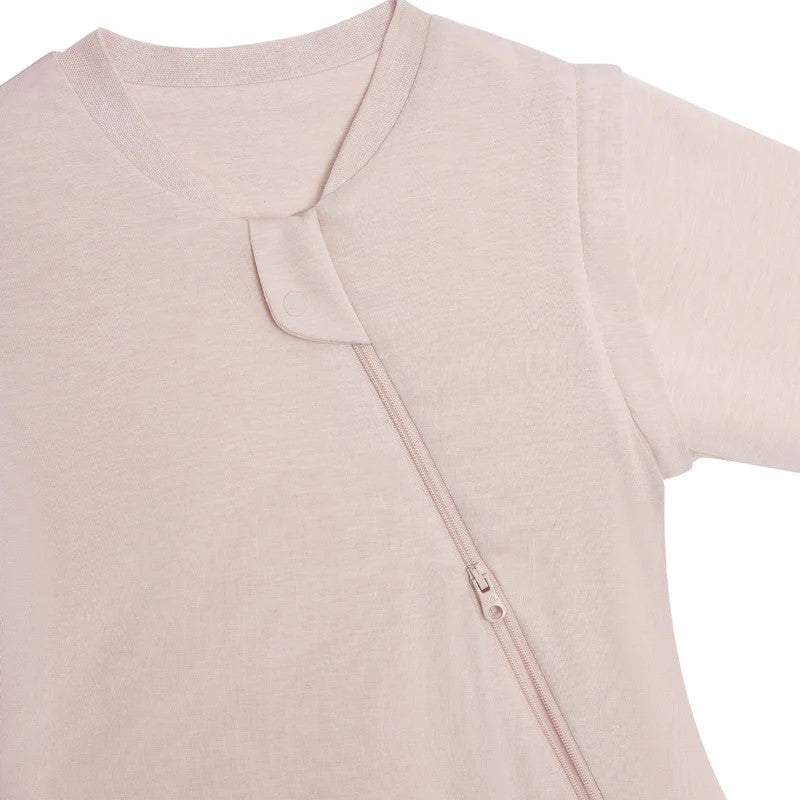 Nest Designs-Long Sleeve Sleep Bag 1.0 TOG (Bamboo Jersey)-Rose Smoke