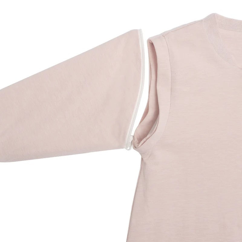 Nest Designs-Long Sleeve Sleep Bag 1.0 TOG (Bamboo Jersey)-Rose Smoke