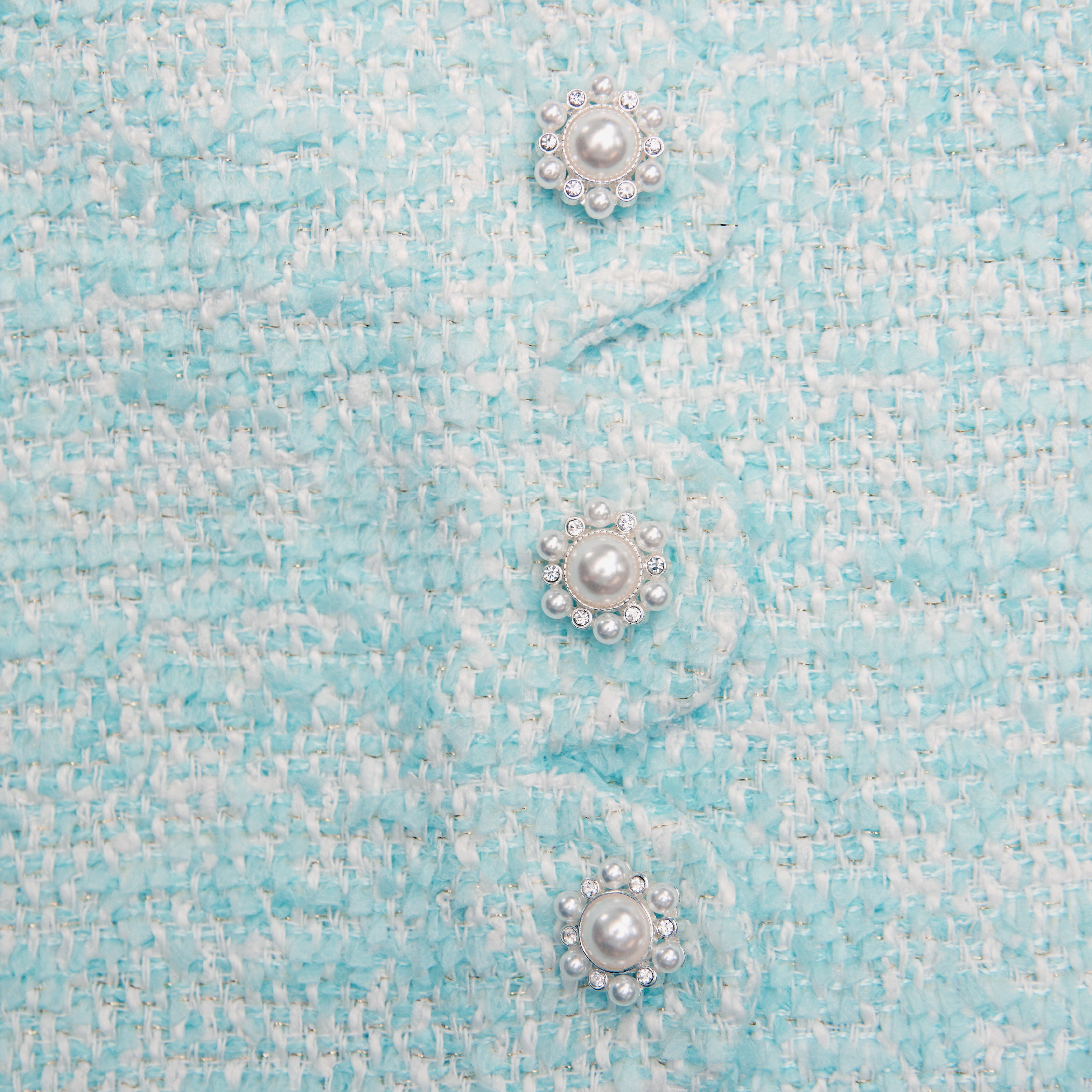 MINT BOUCLE DRESS