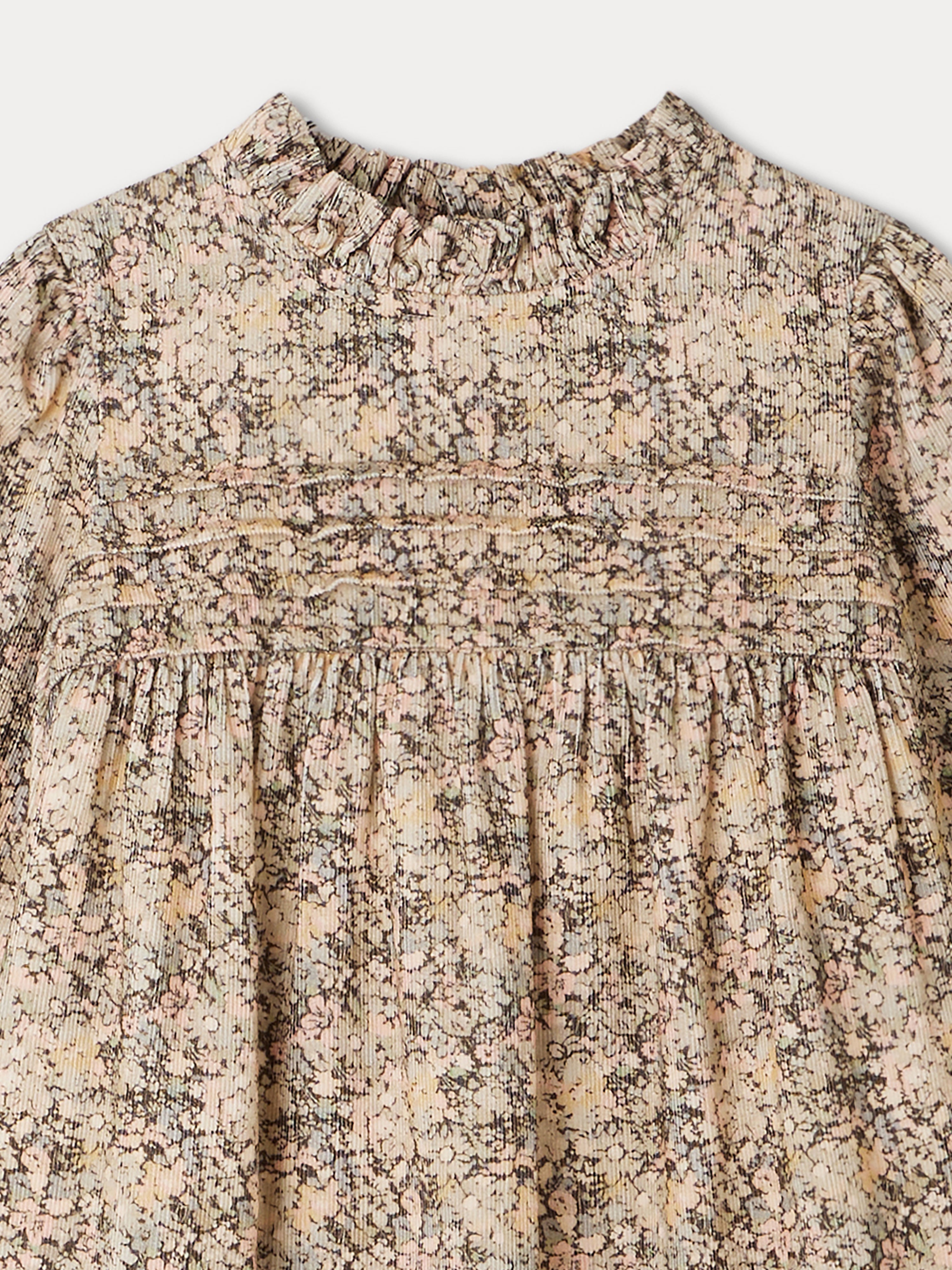 ROBE TOPAZ-FL VERT DE GRIS
