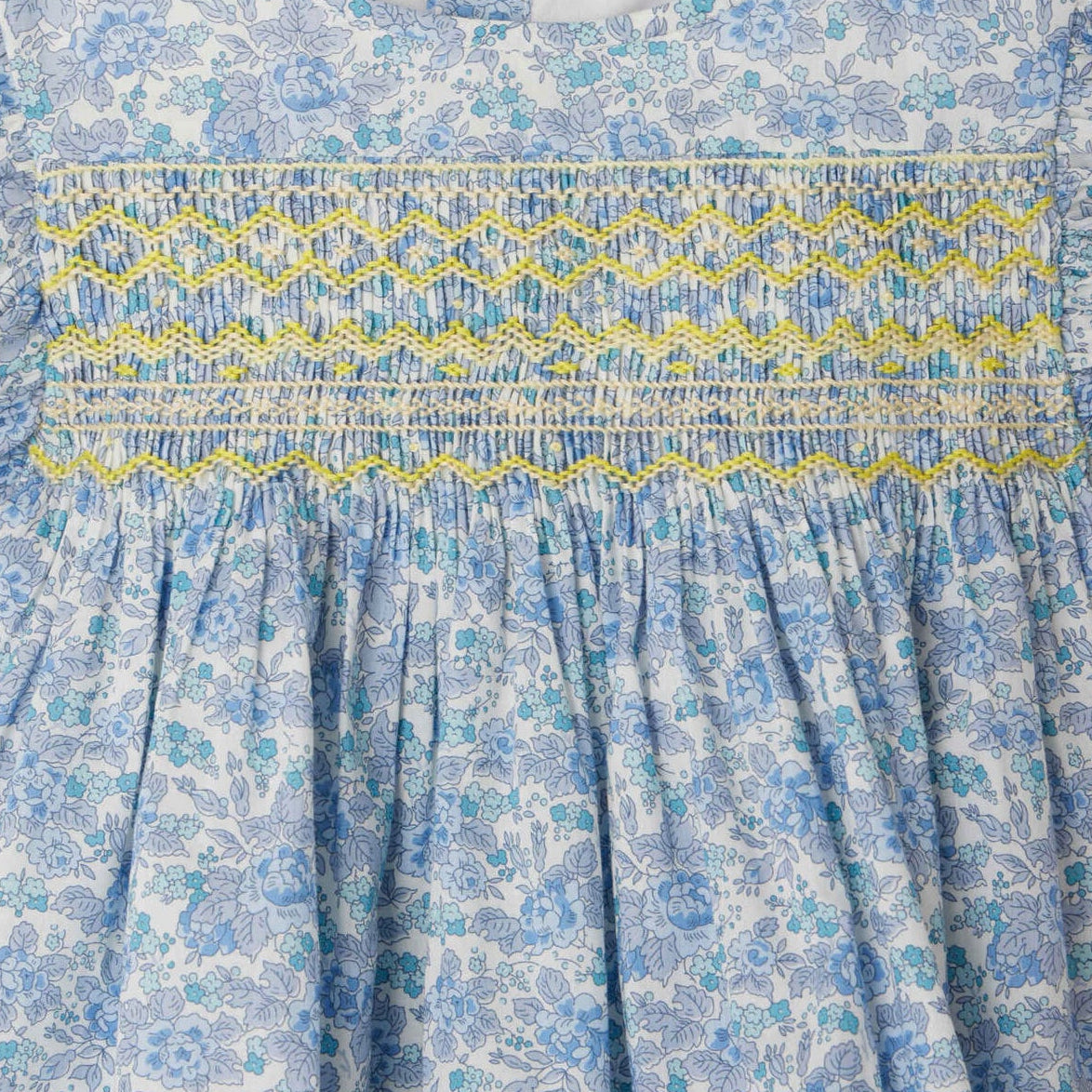 Bonpoint-Fidji smocked blouse made with Liberty fabrics