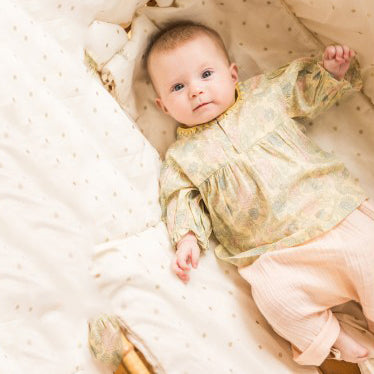Louis Louise-TUNIC POONI COTTON VEIL INDIAN FLOWER