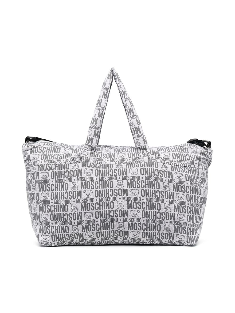 BABY CHANGING BAG W MAT AND LOGO PRINT ALLOVER,GREY - Cémarose Canada
