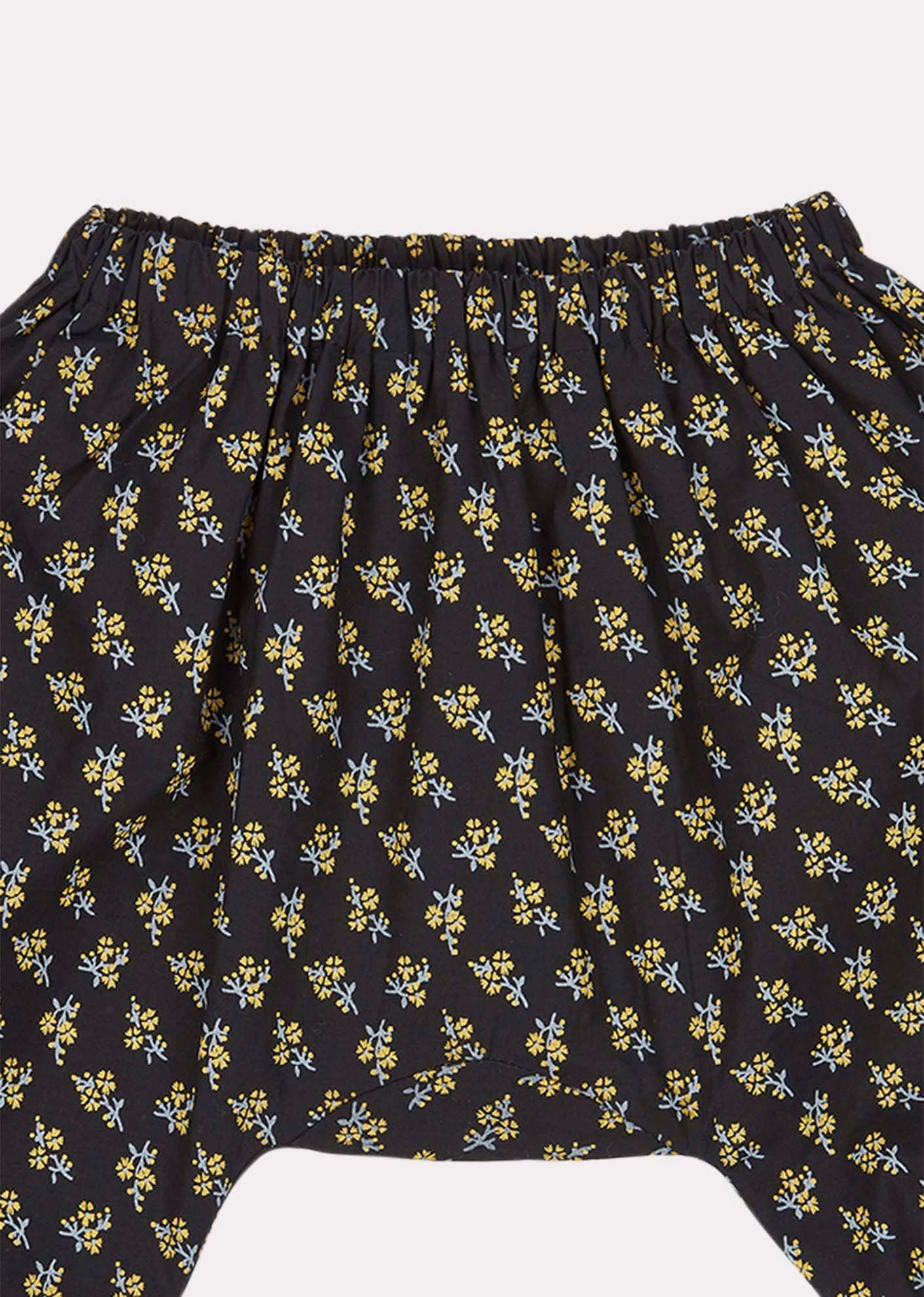 WOODPIDGEON BABY TROUSERS,BLK YELLOW SMALL FLORAL - Cémarose Canada
