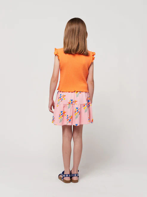 Bobo Choses Circle ruffled tank top