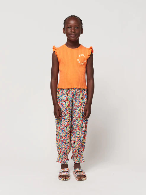 Bobo Choses Circle ruffled tank top