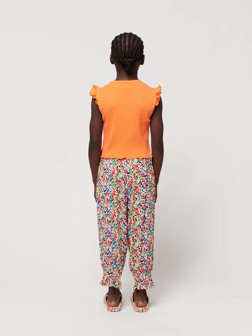 Bobo Choses Circle ruffled tank top