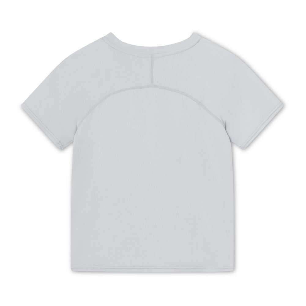 Mini A Ture-Light Blue Print Logo T-Shirt