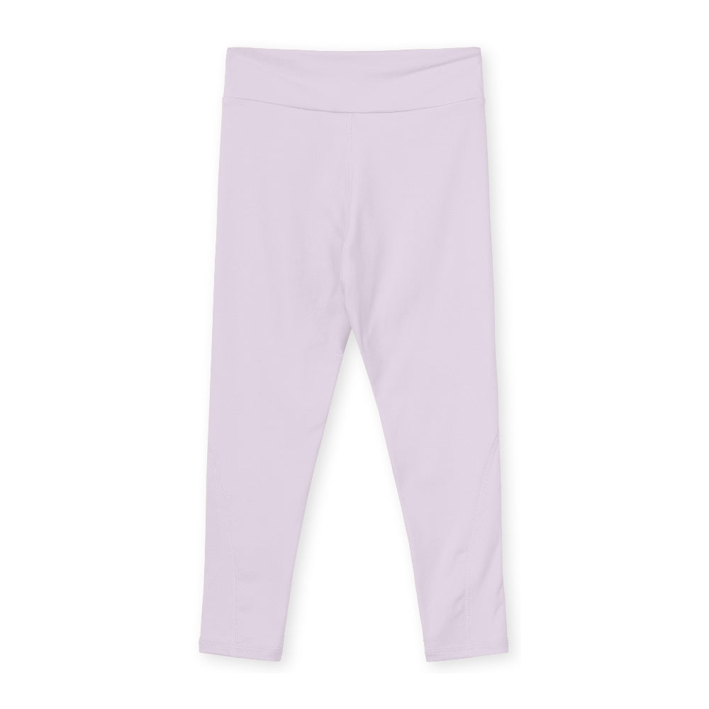 Mini A Ture-Light Purple Printed Logo Leggings
