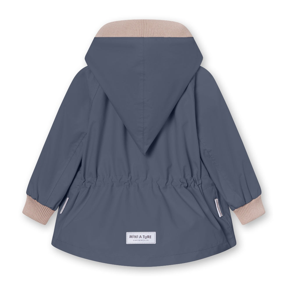 Mini A Ture-Blue Print Logo Jacket