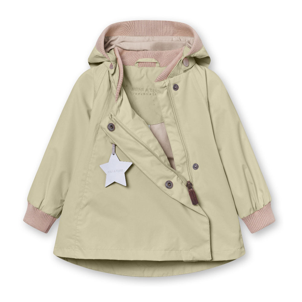 Mini A Ture-Green Print Logo Jacket