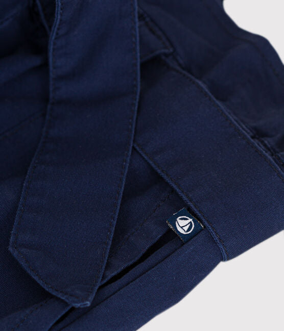 GIRL'S COTTON CANVAS SHORTS