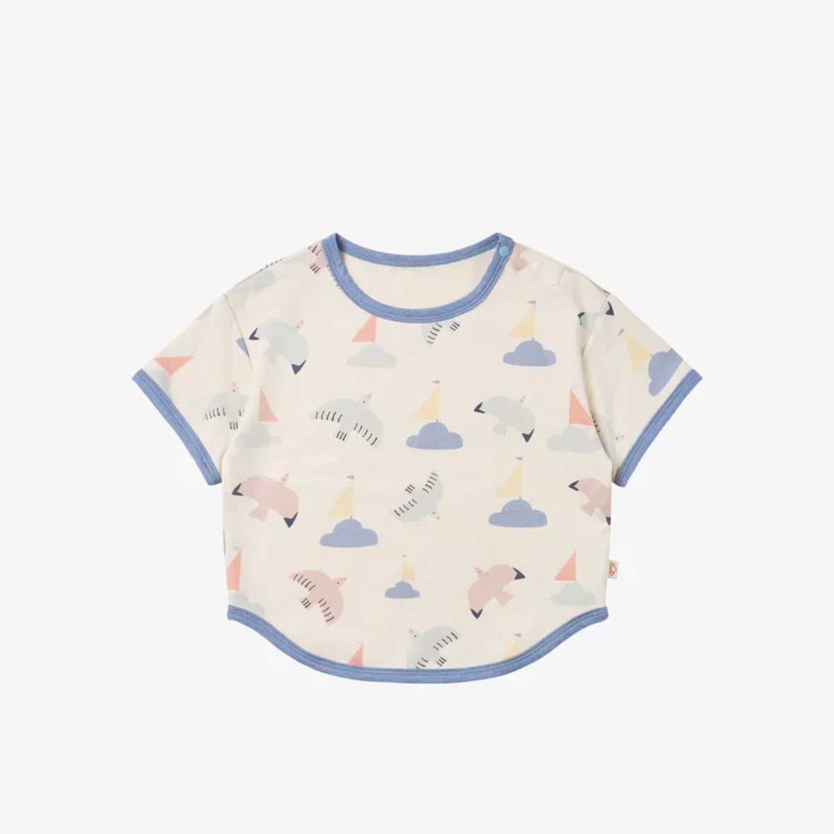 PETITE REVERY-French Terry Short Sleeve Tee-Summer Sailing