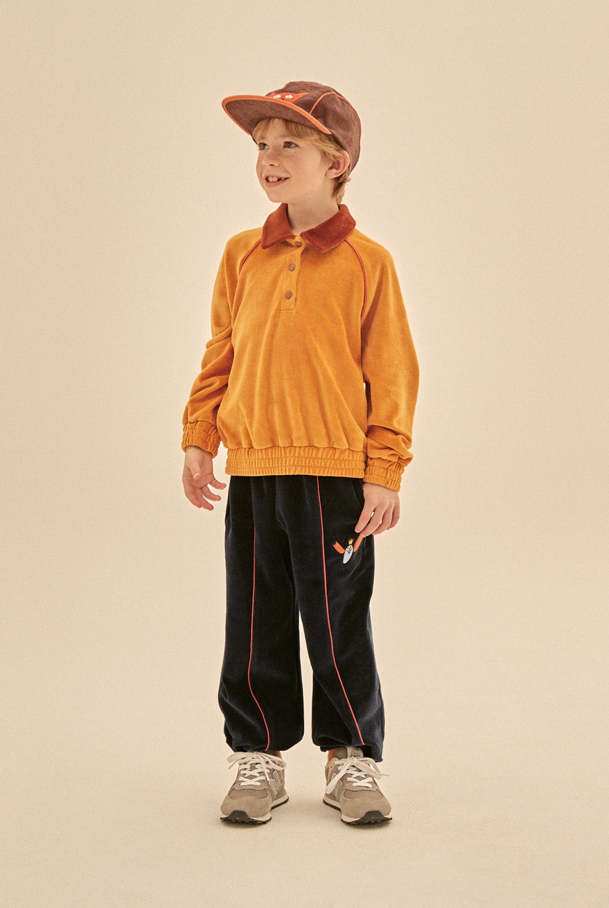 Owl Velour Track Pants