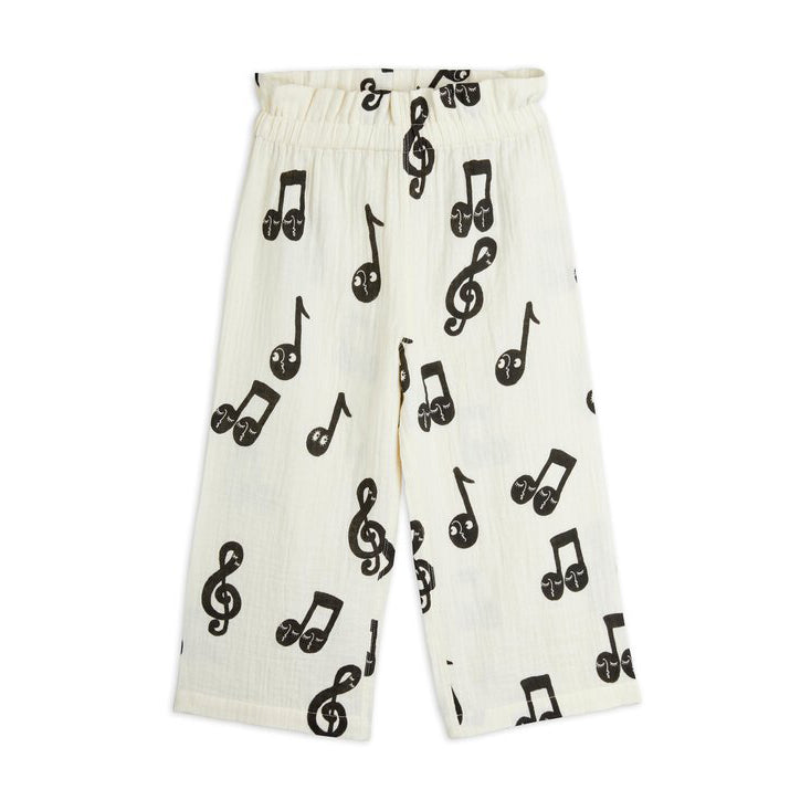 Note aop muslin paperbag trousers