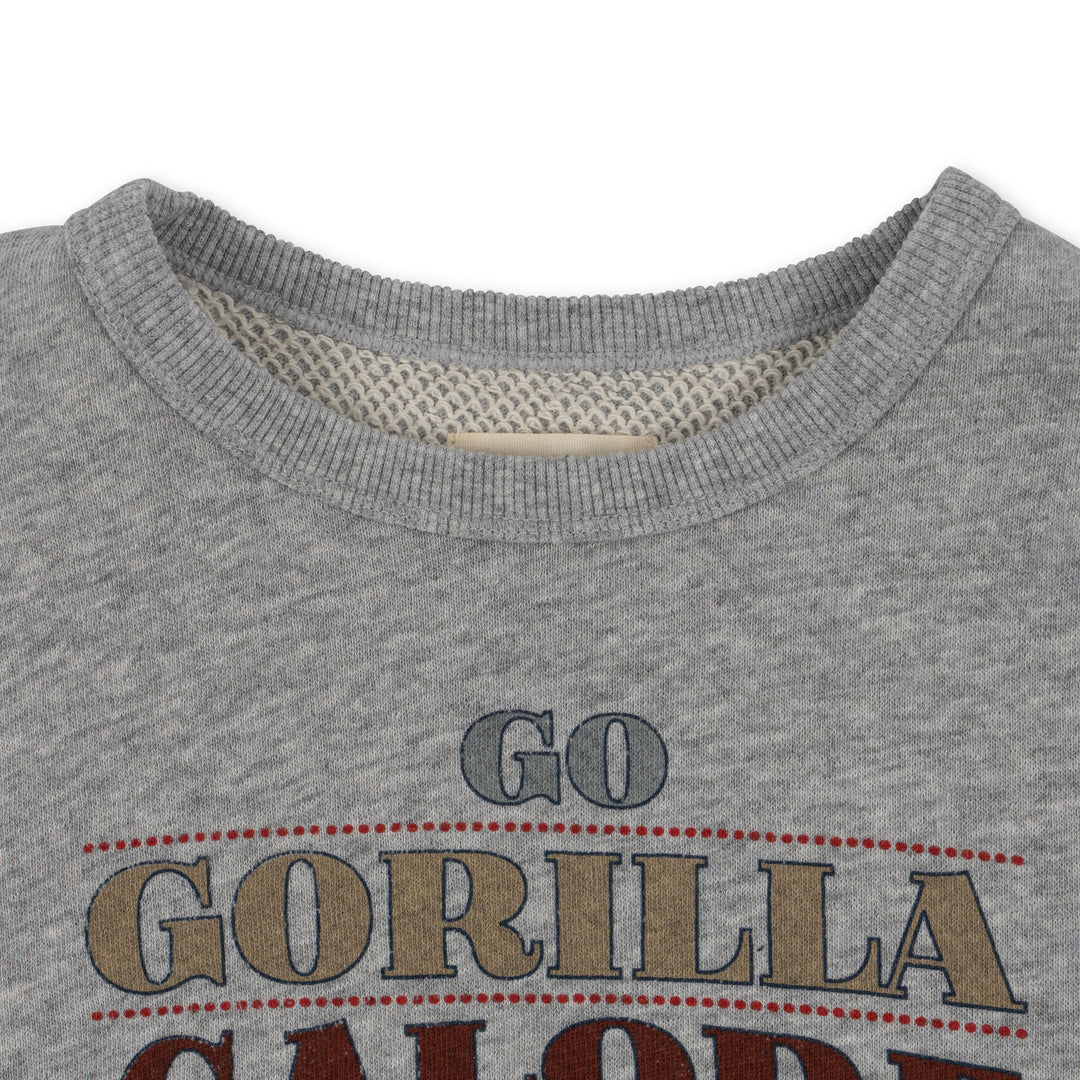 LOUPY LOU SWEATSHIRT GOTS-GREY MELANGE