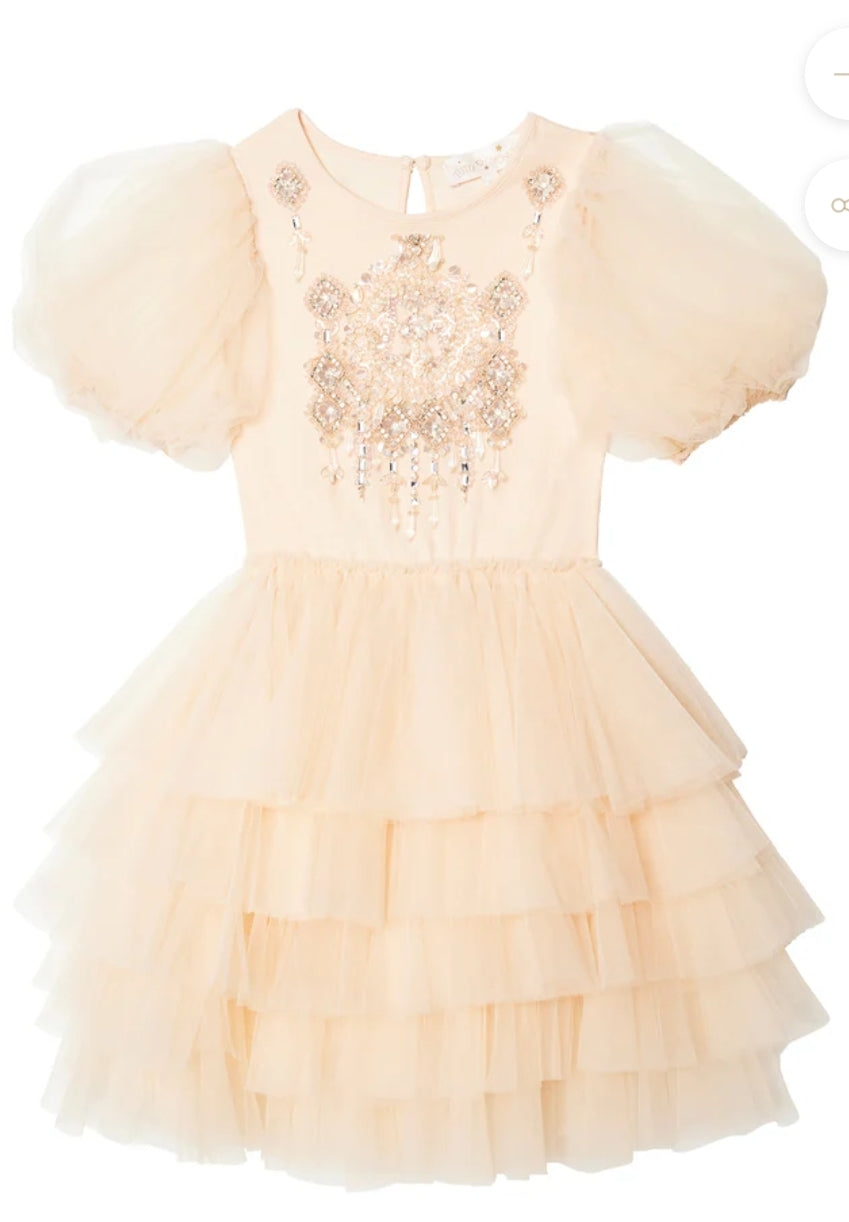 TRINKET TUTU DRESS-MOTHER OF PEARL