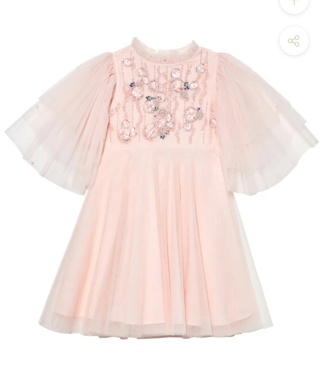 SHANTI ARIA TULLE DRESS-PEARL