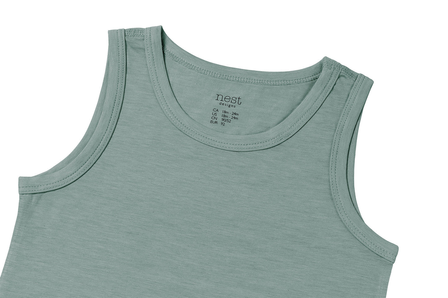 Tank Top (Bamboo Jersey) - Pantone Chinois Green