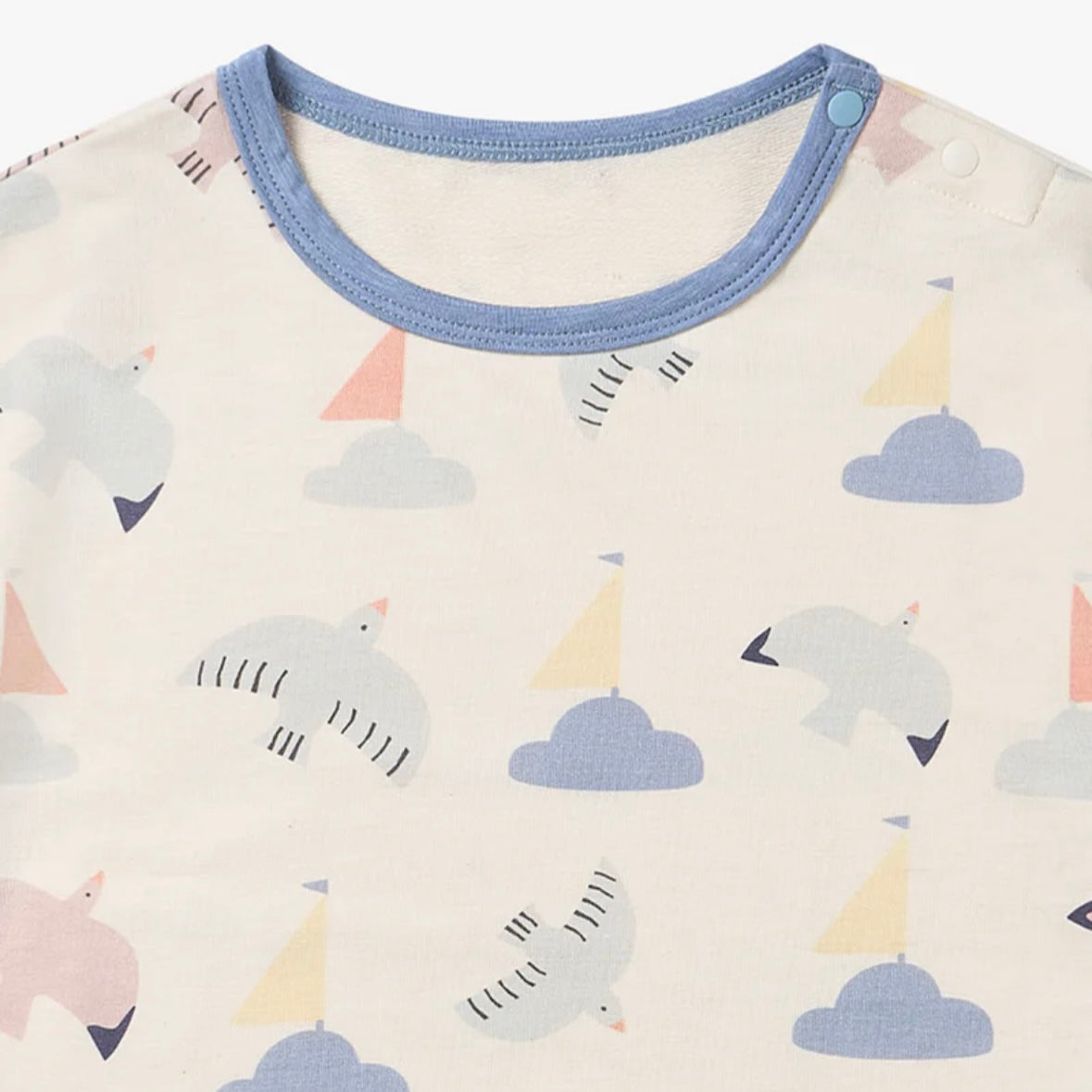 PETITE REVERY-French Terry Short Sleeve Tee-Summer Sailing