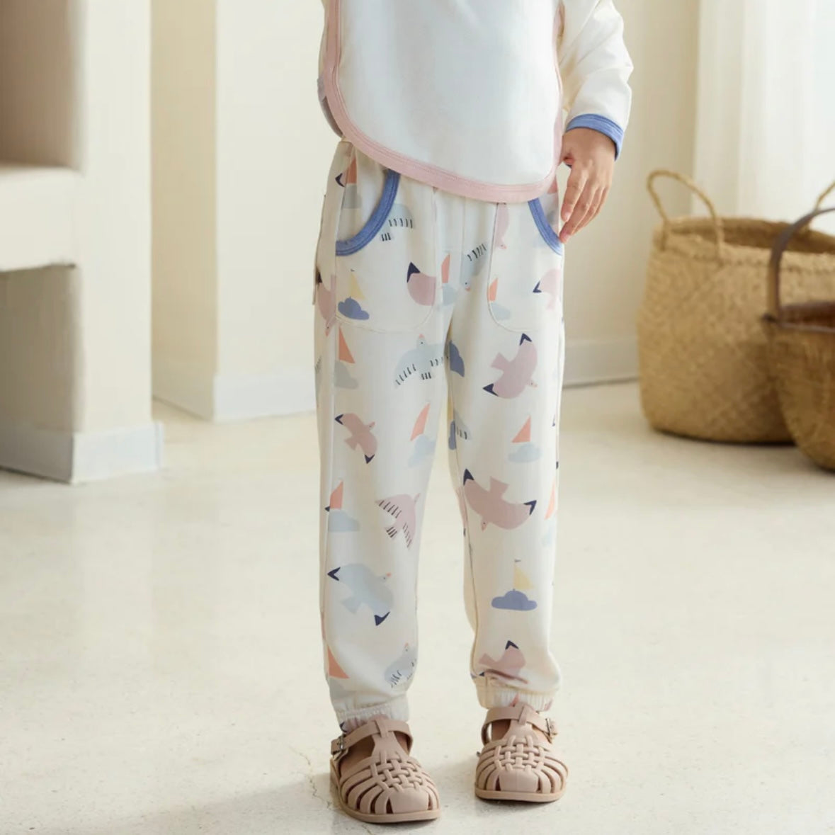 PETITE REVERY-French Terry Jogger-Summer Sailing