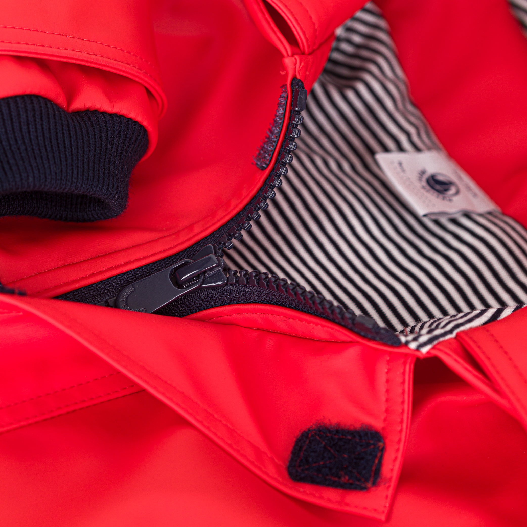 PETIT BATEAU-BABY HOODED RAINCOAT