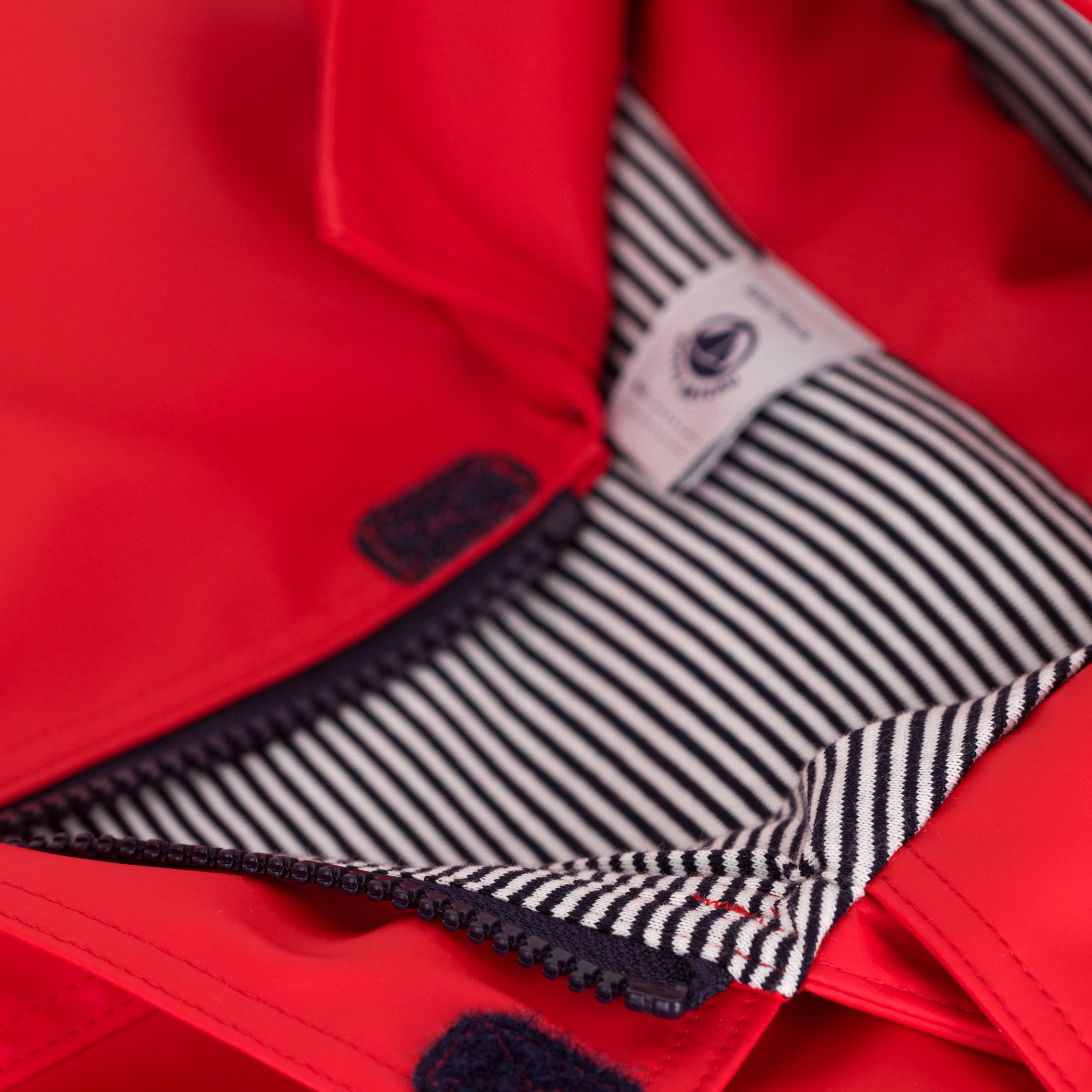PETIT BATEAU-Kid Hooded Rain Jacket