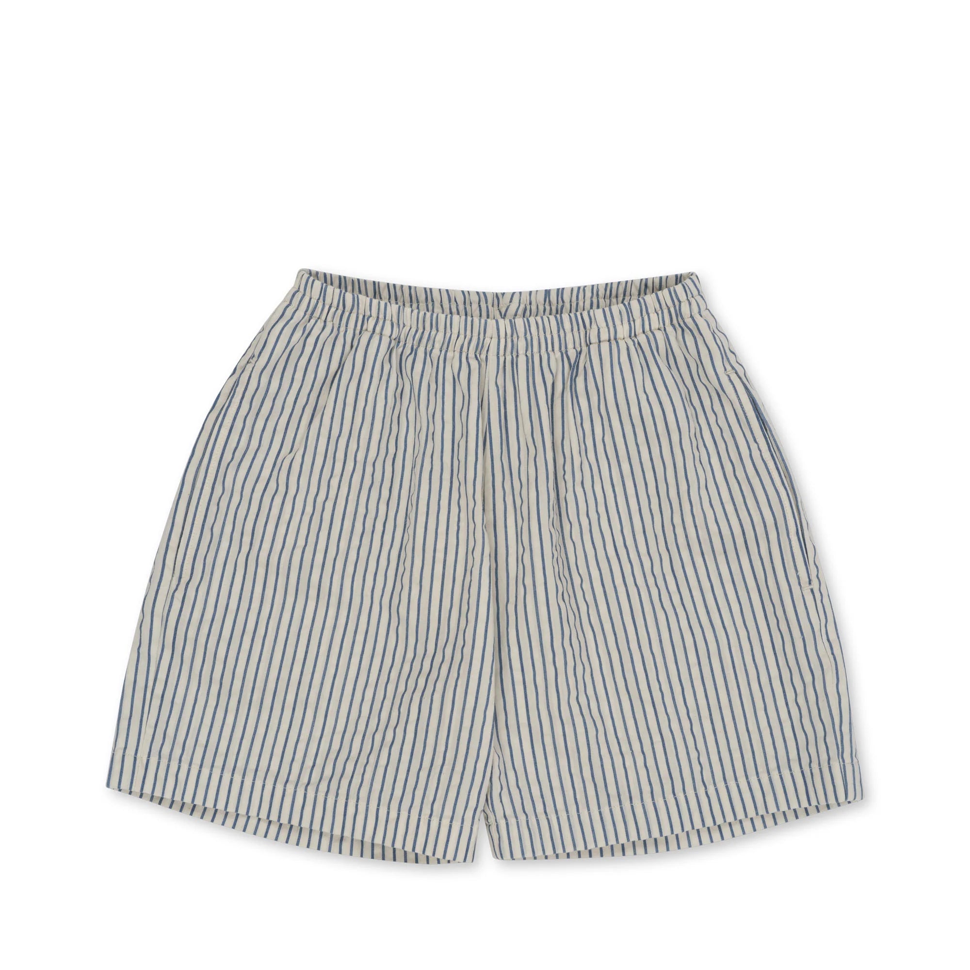 ACE SHORTS GOTS-STRIPE BLUIE