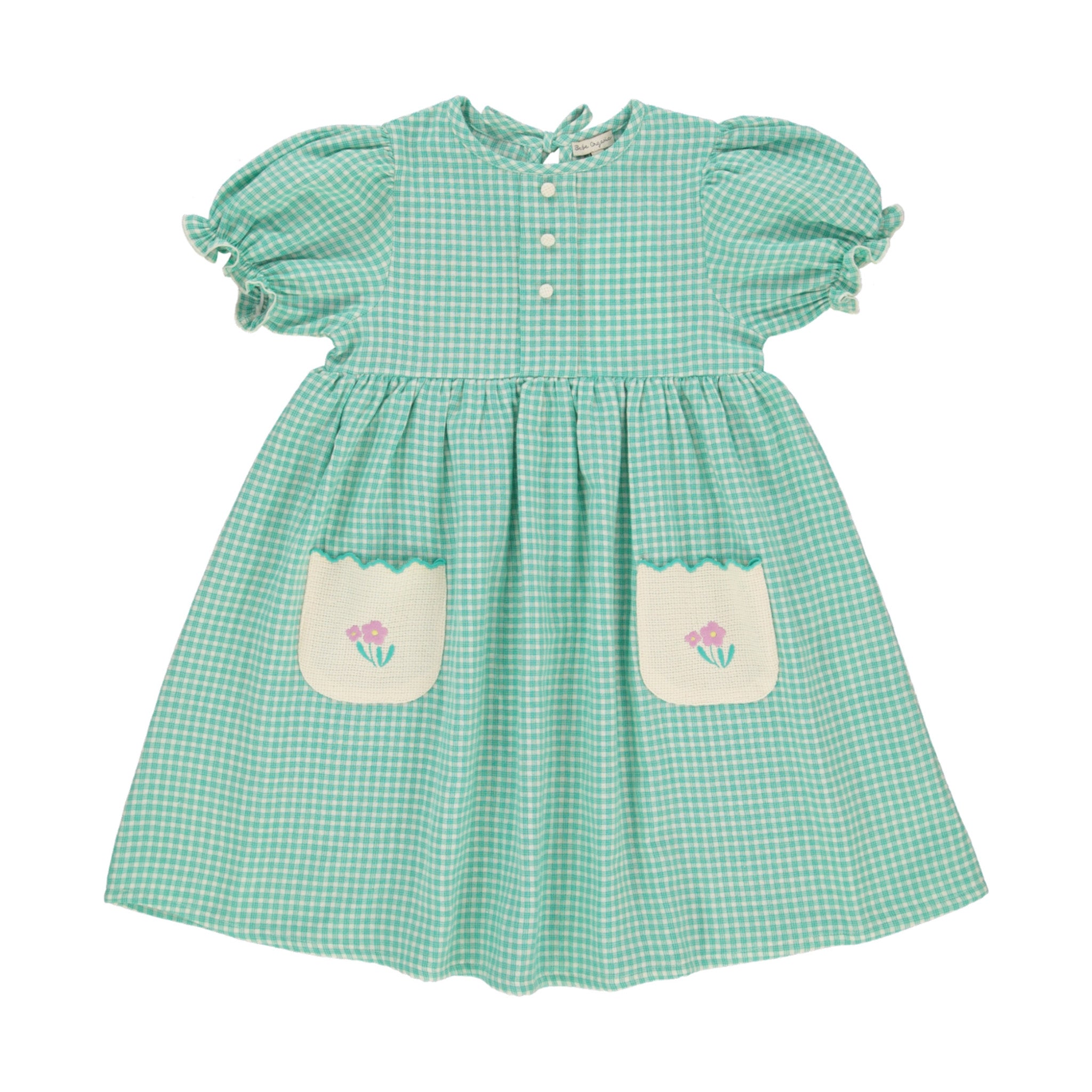 Bebe Organic-Amber Dress Mediterranean Check